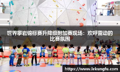 世界攀岩锦标赛升降级附加赛现场：欢呼雷动的比赛氛围